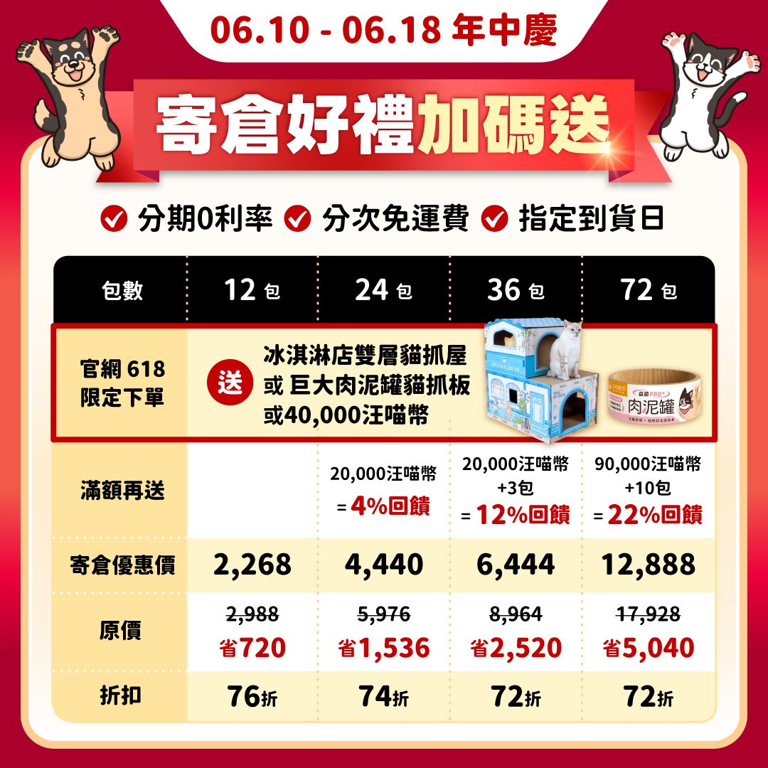 2026夏寵_寄倉優惠圖_貓砂寄倉_TW