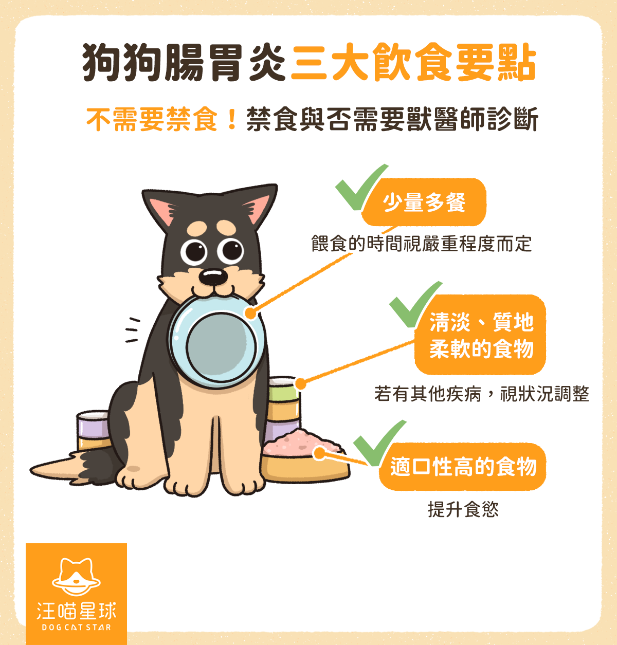 狗腸胃炎 吃甚麼 飲食要點