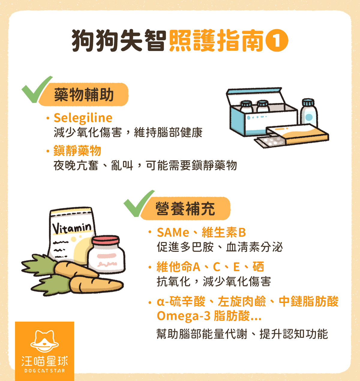 狗狗失智 營養照護