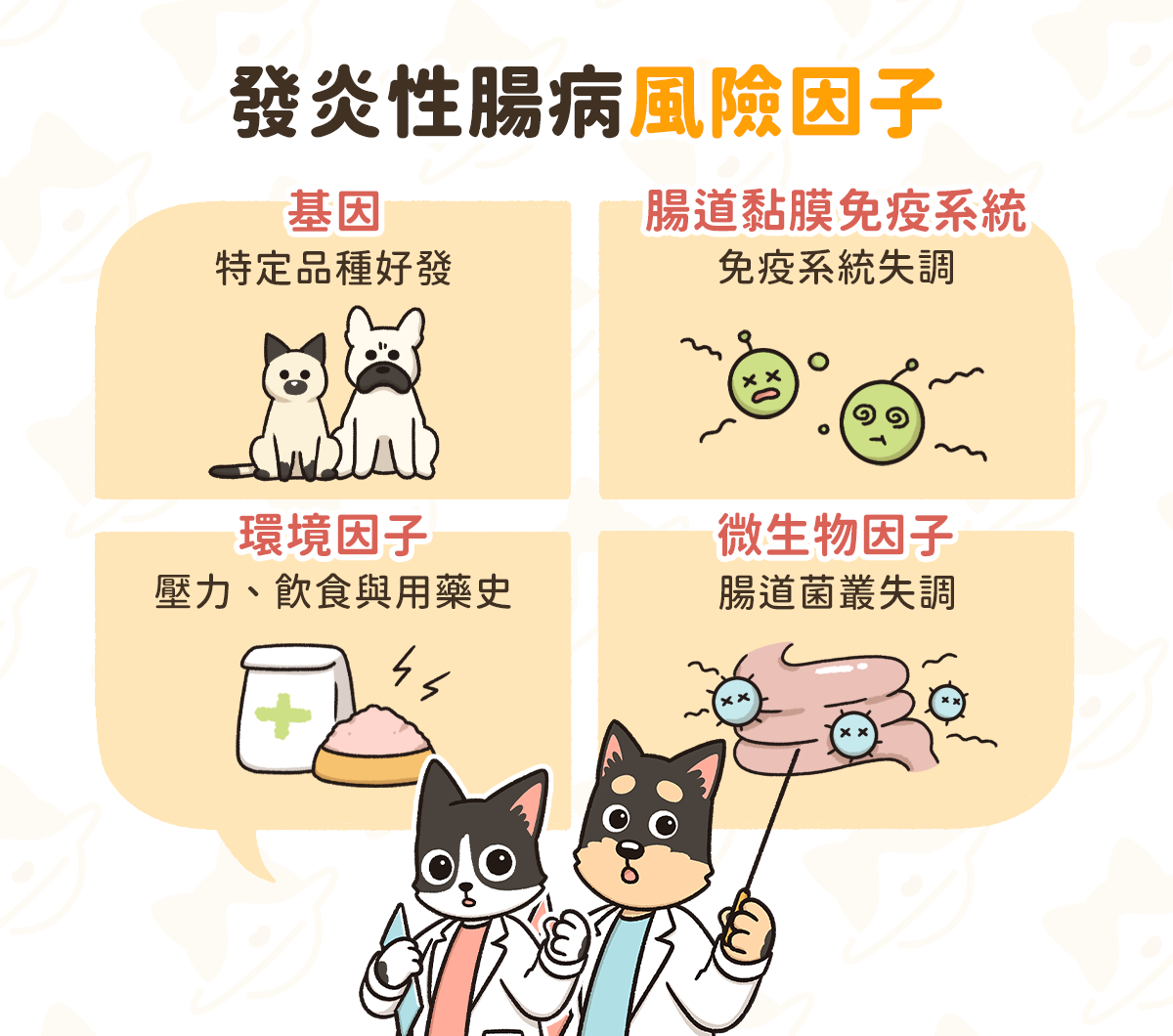 貓狗發炎性腸病 貓狗一直拉肚子 發炎性腸病 貓狗拉肚子